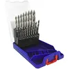 Image de 19 forets métaux Premium TSP HSS taillé meulé - affûtage étagé - Ø 1 à 10 mm - TIVOLY - 11457070015