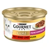 Image de Gourmet Gold Alliance Raffinée 12 x 85 g pour chat - boeuf, poulet