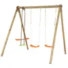 Image de Portique bois DARIFOU 2,30m - 2 balançoires - 1 face à face