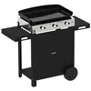 Image de ENO Plancha Combo Initial_65 - Barbecue gril - gaz - noir/inox