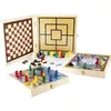 Image de JEUJURA Coffret Bois 100 Jeux de societe traditionnels