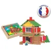 Image de JEUJURA Mon chalet en bois - 135 pieces - Coffret en bois