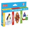 Image de Coffret 3 Jeux de Cartes : 54 Cartes, 7 Familles, Mémo