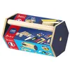Image de Caisse a outils en bois avec accessoires