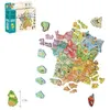 Image de Carte de la France en Magnets en bois