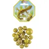 Image de Billes - Filet de 20 billes + 1 calot - Jaune - Gecko - Jeu - Enfant