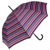 Image de Parapluie canne automatique Isotoner Rayure Malo