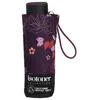 Image de Parapluie 5 sections ouverture et fermeture manuelle Isotoner Fleurs aubergine