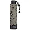 Image de Parapluie 3 sections ouverture et fermeture manuelle Isotoner Leopard kaki