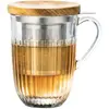 Image de La Rochère Verre à thé avec filtre à thé OUESSANT, Tasse, Transparent