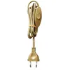 Image de Cordon et interrupteur TIBELEC, plastique, or 460 W