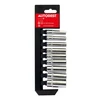 Image de 9 Douilles Longues 6 Pans 6 -14 Mm Carré 1/4'' Autobest