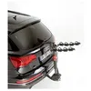 Image de Porte velo sur attelage suspendu mottez hercule 4 inclinable noir 4 velos