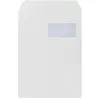 Image de Pochettes administratives 229 x 324 autocollantes avec fenêtre - Blanc - La couronne