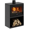 Image de Poêle à Bois Deville Sarra Sur Bûcher Raccordable C077ck-06