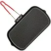 Image de Grill rectangulaire en fonte 37 x 22 cm - Invicta - Noir - Fonte émaillée