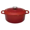 Image de Cocotte ronde en fonte émaillée 16 cm rubis sublime Chasseur puc471658