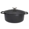Image de Cocotte ronde 20 cm chasseur noir interieur noir - Chasseur - Noir - Fonte émaillée