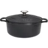 Image de Cocotte En Fonte Ronde 20 Cm Noire Sublime Chasseur