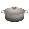 Image de Cocotte ronde 20 cm chasseur gris - Invicta - Gris - Fonte émaillée