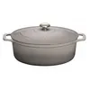 Image de daubière en fonte émaillée 29cm gris céleste - puc472929