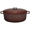 Image de Daubière en fonte émaillée 29cm bois de rose Chasseur puc472962
