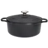 Image de Cocotte En Fonte Ronde 32 Cm Noire Sublime Chasseur