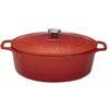Image de Cocotte En Fonte Ovale 33 Cm Rubis Sublime Chasseur