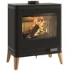 Image de Poêle à bois fonte 9kw noir Invicta p610449