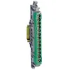 Image de Bornier de répartition isolé IP2X - Terre - 1x25mm2 - 113mm - Vert