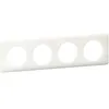 Image de Plaque à Quatre Postes Avec Finition Blanc Glossy