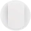 Image de Enjoliveur large CÉLIANE pour interrupteur, va-et-vient ou poussoir Soft blanc - LEGRAND - 068001