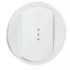 Image de Enjoliveur large CÉLIANE pour toutes commandes d'éclairage standard blanc - LEGRAND - 068003