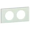 Image de Plaque Céliane - Verre kaolin - Double horizontale / verticale 71mm