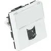 Image de Plastron Mosaic 45x45 1 Port Rj45 Cat 6 Stp