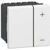 Image de Legrand Dimmer for eco lamps 2 wire Mosaic white, Bouton + interrupteur, Blanc