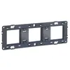 Image de Support universel BATIBOX à vis 3 postes / 6 - 8 modules pour Mosaic, Céliane ou Soliroc - LEGRAND - 419583