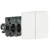 Image de Interrupteur double va-et-vient ASL saillie blanc LEGRAND 086120