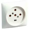 Image de LEGRAND - Socle à encastrer 20 A - 3P+N+T - Plaque 80x80 - à vis - Eclips
