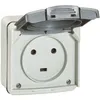 Image de Prise 2p+t àtanche 20a Plexo Complet Ip55 Saillie - Gris
