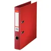 Image de Dymo, Classeur, Classeur plastique standard, DIN A4, 50 mm, rouge Couverture intérieure et extérieure en film PP (A4, 50 mm, 1 pcs)