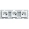 Image de Triple prise de courant 2p+t essensya blanc