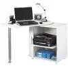 Image de Bureau Informatique Blanc et Table Pivotante - Blanc - L 105 x l 55 x H 74.7 cm