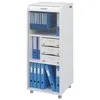 Image de Caisson de Bureau Blanc à Roulettes 108 cm - Blanc - L 47.2 x l 47 x H 107.6 cm