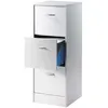 Image de Classeur 3 Tiroirs Pour 75 Dossiers Suspendus 41,4 x 108,4 x 44 cm - Aluminium - L 41.4 x l 44 x H 108.4 cm