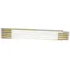 Image de Stanley, Outil de mesure de longueur, règle pliante en bois jaune (2 m)