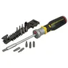 Image de Stanley 1 Tournevis Porte-embouts A Cliquet + Led + 7 Embouts