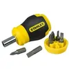 Image de Tournevis porte-embouts boule bimatiere STANLEY - 0-66-357 - 6 embouts inclus