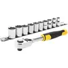 Image de Stanley 1 Cliquet 72 Dents - 3/8 + 10 Douilles - Stanley