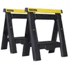 Image de Lot de 2 pièces de tréteaux pliables télescopiques - STANLEY - STST1-70559